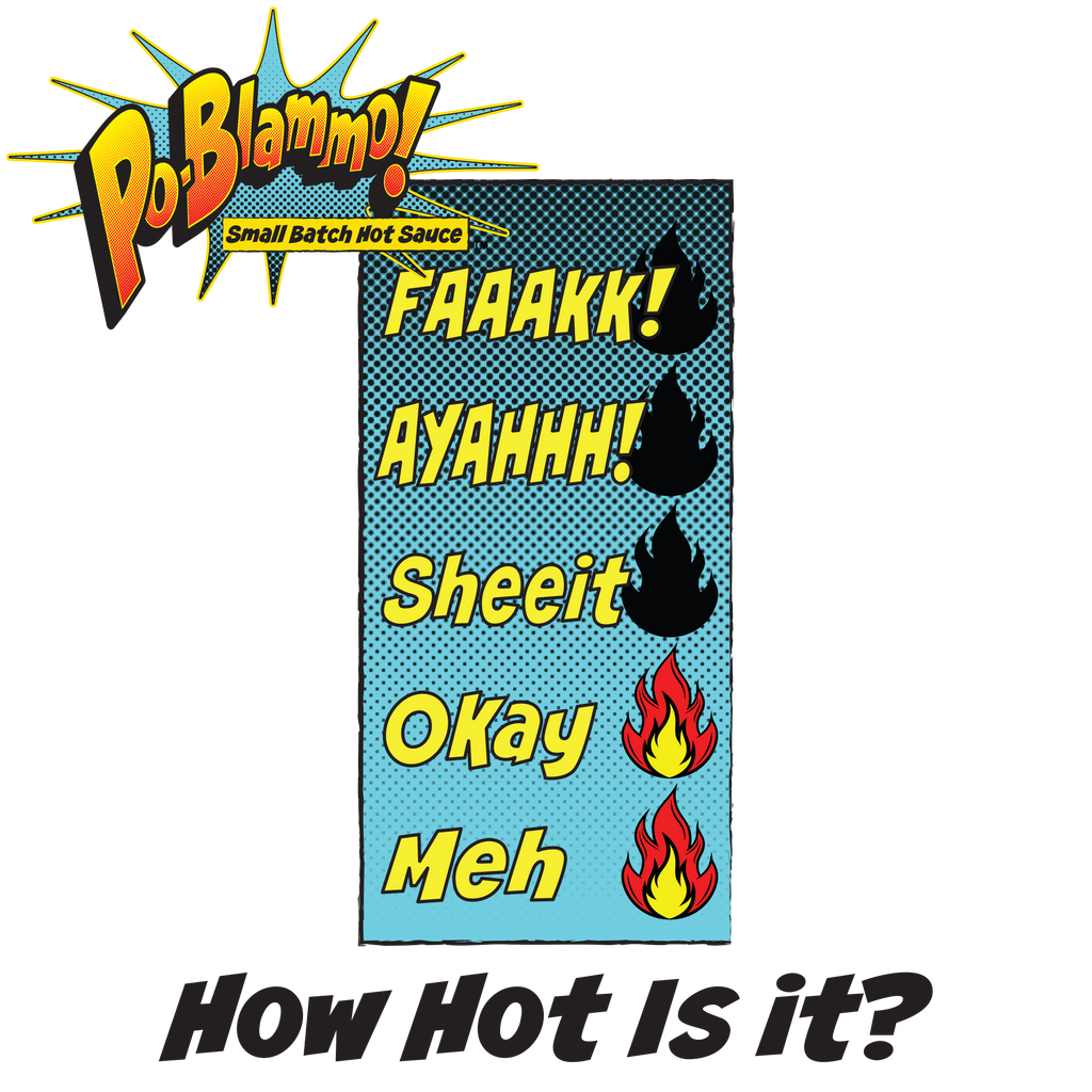 Po-Blammo™ Small Batch Hot Sauce – Poblano Tomatillo Habanero Hot Sauce