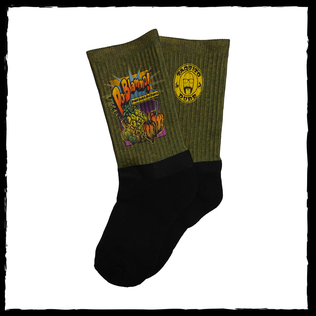 Taquito Dude | Po-Blammo Sublimated Socks