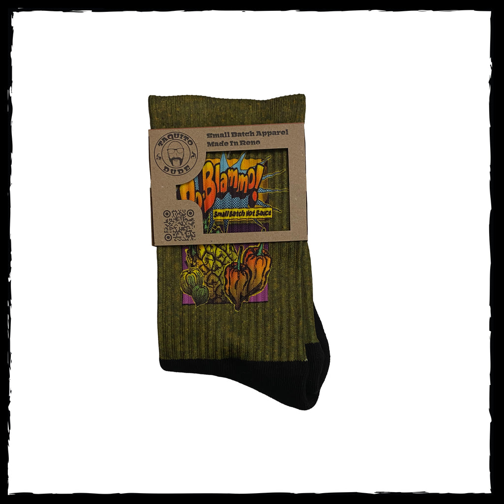 Taquito Dude | Po-Blammo Sublimated Socks